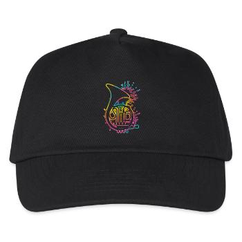 Horn player French horn - Kids’ Baseball Cap - black - Front