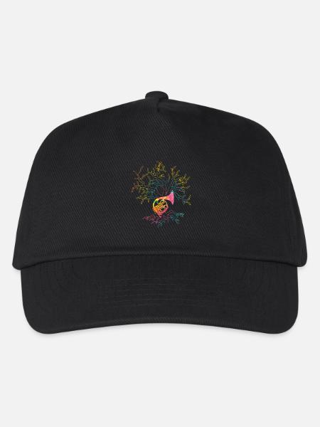 Hornist Waldhorn - Kinder Basecap - Schwarz