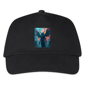Chernobog, Slavic dark god of chaos and destructio - Kids’ Baseball Cap - black - Front