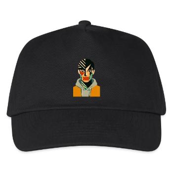 Cv dazzle style - Kinder Basecap - Schwarz - Vorne