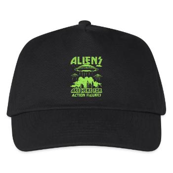 Les extraterrestres sont là pour les figurines UFO City - Casquette de baseball Enfant - noir - Devant