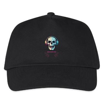 „DEAD BEATS ONLY“ Streetwear - Kinder Basecap - Schwarz - Vorne