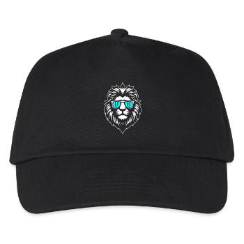 Löwe Fabian - Kinder Basecap - Schwarz - Vorne