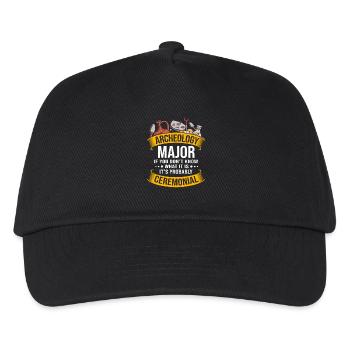 Archéologie - Casquette de baseball Enfant - noir - Devant