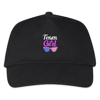 Baby Party Juli Team Girl - Kinder Basecap - Schwarz - Vorne