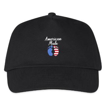 Baby Shower July - Kids’ Baseball Cap - black - Front