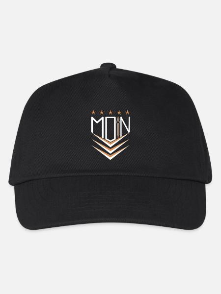 moin moin - Kinder Basecap - Schwarz