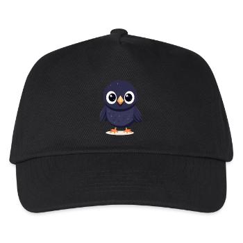 Little Raven - Kids’ Baseball Cap - black - Front