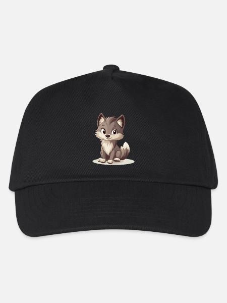 petit loup - Casquette de baseball Enfant - noir