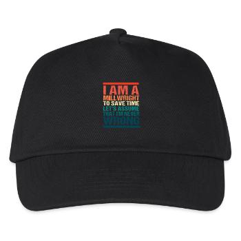 CNC Fitter Mechanical Mechanic - Kids’ Baseball Cap - black - Front