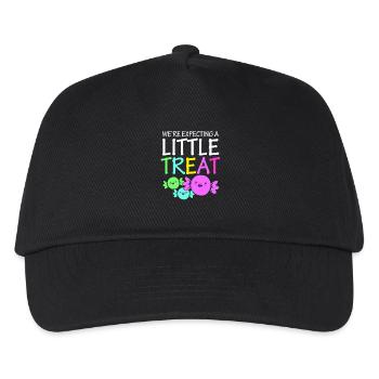 Gender Reveal Halloween Werdende Mutter - Kinder Basecap - Schwarz - Vorne