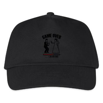 Game Over Chargement Mariage - Casquette de baseball Enfant - noir - Devant