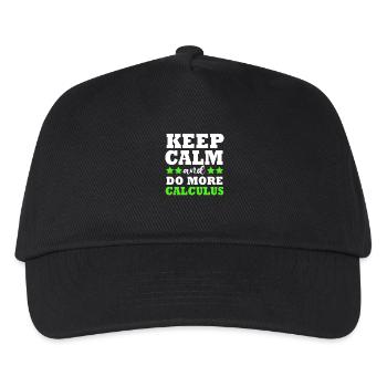 Mathematik mathematisch Mathe Mathematiker - Kinder Basecap - Schwarz - Vorne