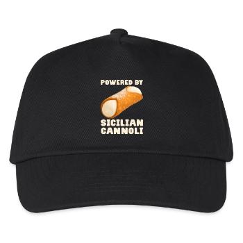 Dicton de cannoli de Sicile - Casquette de baseball Enfant - noir - Devant