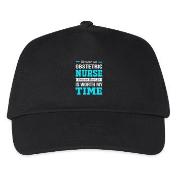 Nurse Pregnancy Hospital - Kids’ Baseball Cap - black - Front