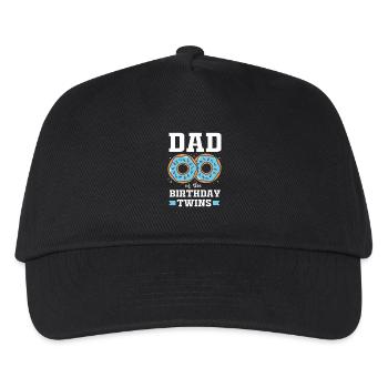 Gémeaux Père Gémeaux Papa - Casquette de baseball Enfant - noir - Devant