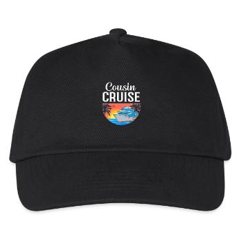Cousins Cruise Cruise Ship - Kids’ Baseball Cap - black - Front