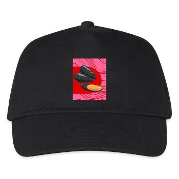 Funky Mussels - Kinder Basecap - Schwarz - Vorne