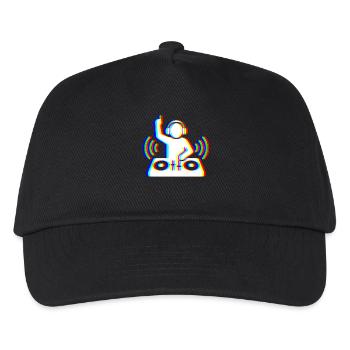 Glitch DJ – Beat Creator - Kinder Basecap - Schwarz - Vorne