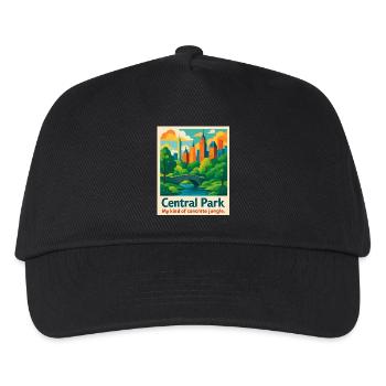 Central Park Vibes - Kinder Basecap - Schwarz - Vorne