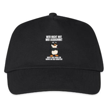 Funny Funny Saying Sayings - Kids’ Baseball Cap - black - Front