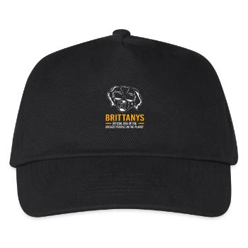 Brittany Dog Brittany Dog - Kids’ Baseball Cap - black - Front