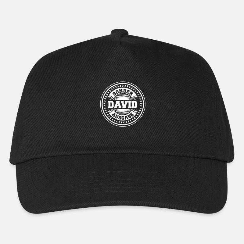 David - Casquette de baseball Enfant - noir
