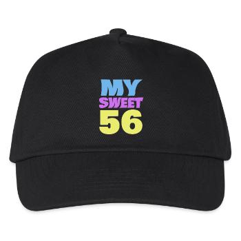 56 - Kinder Basecap - Schwarz - Vorne