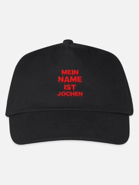 Jochen - Kinder Basecap - Schwarz
