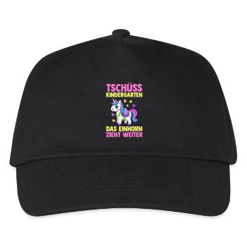Daycare Leavers School Enrollment Unicorn Schoolchild - Kids’ Baseball Cap - black - Front