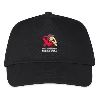 Aneurysma Gehirn - Kinder Basecap - Schwarz - Vorne