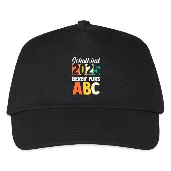 Kita Farewell First Grade School Enrollment 2025 - Kids’ Baseball Cap - black - Front