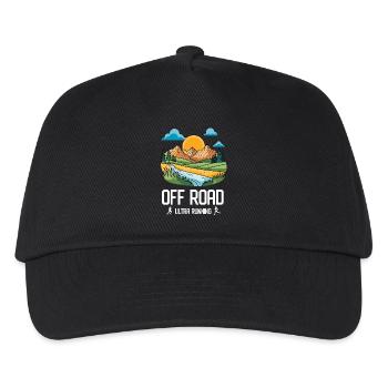 Ultra Running - Off Road - Kids’ Baseball Cap - black - Front