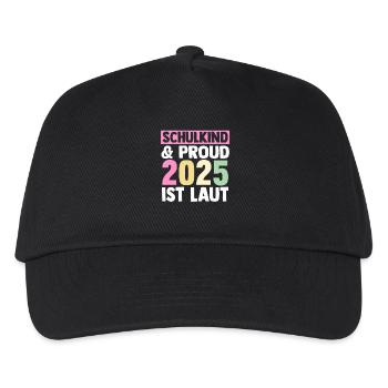 Kita Farewell First Grade School Enrollment 2025 - Kids’ Baseball Cap - black - Front