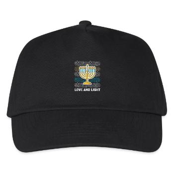 Hanoukka Hanoukka Hanoucca - Casquette de baseball Enfant - noir - Devant