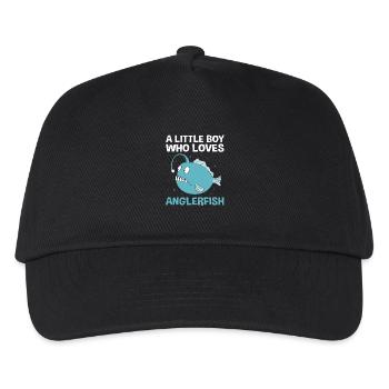 Anglerfisch - Kinder Basecap - Schwarz - Vorne