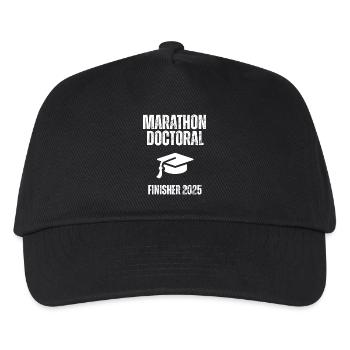 Finisher 2025 Doctoral Marathon - Kids’ Baseball Cap - black - Front