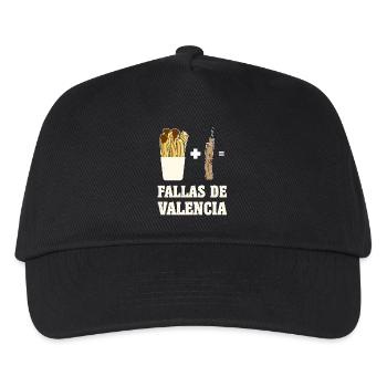 Chœur Pyro des Fallas - Casquette de baseball Enfant - noir - Devant