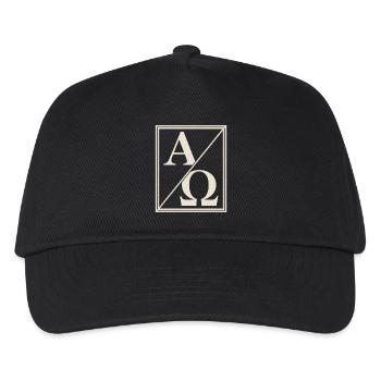 Signe de foi chrétien Alpha Omega - Casquette de baseball Enfant - noir - Devant