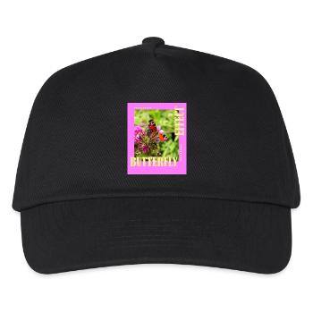 Butterfly Effect Foto Design - Kinder Basecap - Schwarz - Vorne