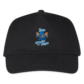 Jena_ _kaempfen_und_siegen - Kids’ Baseball Cap - black - Front