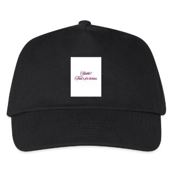 Stall? Das ist für Pferde. - Kinder Basecap - Schwarz - Vorne