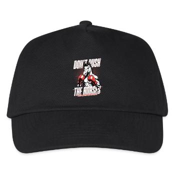 Don't push the horses – Legendärer Boxsport-Spruch - Kinder Basecap - Schwarz - Vorne
