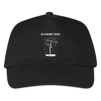 Lustiges Heute leider kein HUnting - Kinder Basecap - Schwarz - Vorne