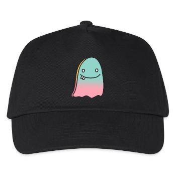 Geist doodle gradient - Kinder Basecap - Schwarz - Vorne