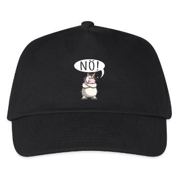 Unicorn Nope chubby - Kids’ Baseball Cap - black - Front