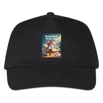 Forever Home, Forever Love - Kids’ Baseball Cap - black - Front