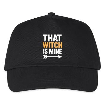 That witch is mine Halloween - Kids’ Baseball Cap - black - Front