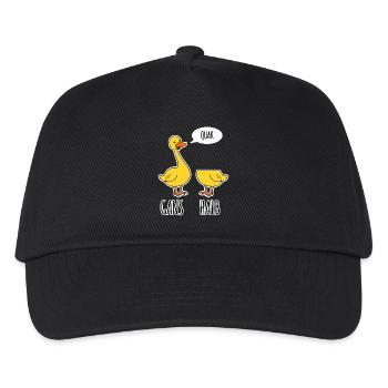 Goose - Half - Whole Geese and Stuff - Kids’ Baseball Cap - black - Front