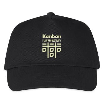 Kanban Flow Productivity - Kids’ Baseball Cap - black - Front